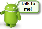 Sõnumite tippimiseks ja saatmiseks rääkige androidiga