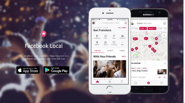 Facebook tutvustas uut rakendust Facebook Local, mis võimaldab sirvida kõiki lahedaid asju, mis teie elukohas või reisil on.