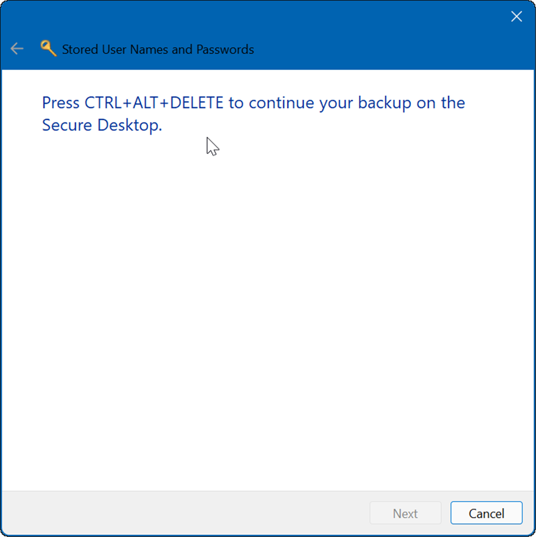 kasutage Windows 11-s mandaadihaldurit