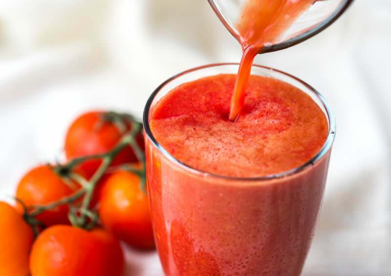 klaas tomatimahla puhastab kehas põletiku