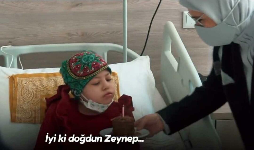 Emine Erdoğan külastas vähihaigeid lapsi
