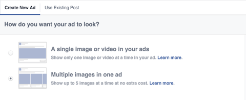facebooki reklaami pildi funktsioon