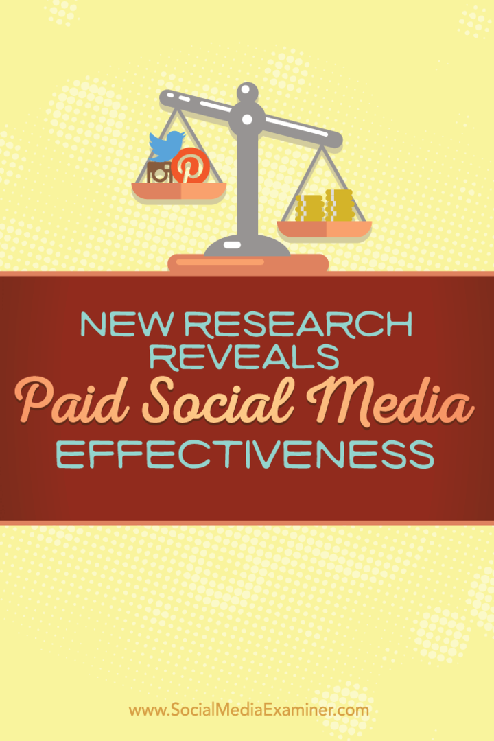 Uued uuringud paljastavad tasulise sotsiaalmeedia tõhususe: sotsiaalmeedia eksamineerija