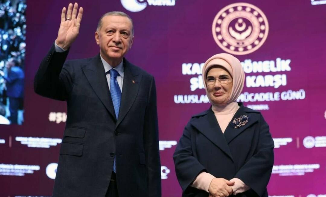 Esimese leedi Erdoğani erisõnum naistevastase vägivalla likvideerimise rahvusvahelise päeva puhul!