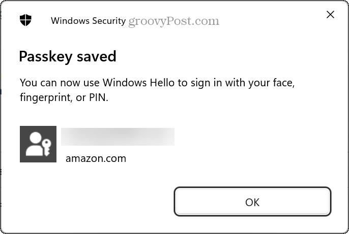 kinnitage PIN-kood Windows Hello