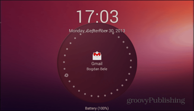 Ubuntu Lockscreen peamine