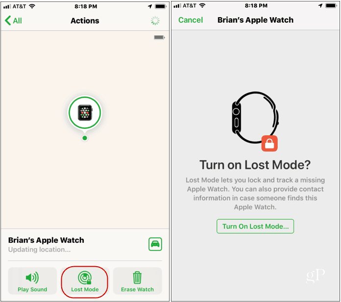 Otsige üles Apple Watch_Lost_Mode