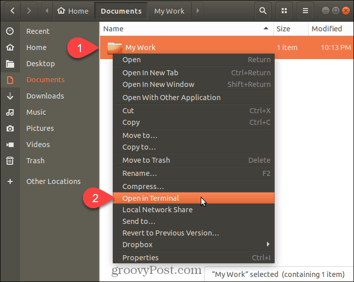 Valige Ubuntu Linuxis terminalis Ava
