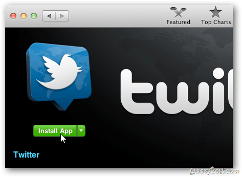 Ametlik OS X Twitteri rakendus