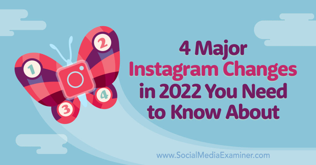 4 peamist Instagrami muudatust 2022. aastal, mida peate teadma, kirjutas Marly Broudie sotsiaalmeedia uurijast.