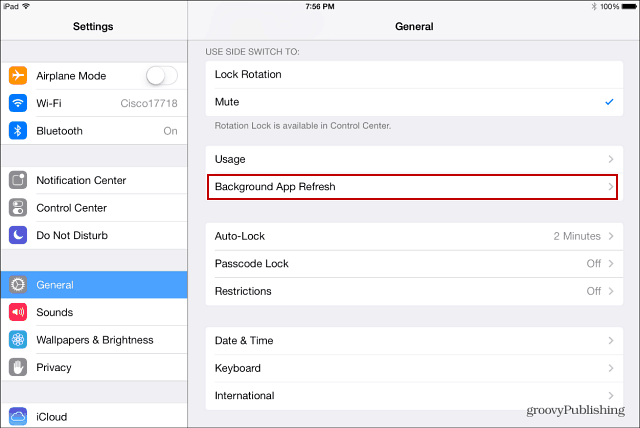 Näpunäited rakenduste haldamiseks iOS 7-s