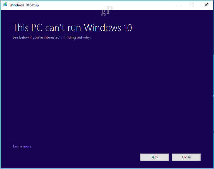 Windows 10 seadistamine - arvuti ei saa Windows 10 käivitada