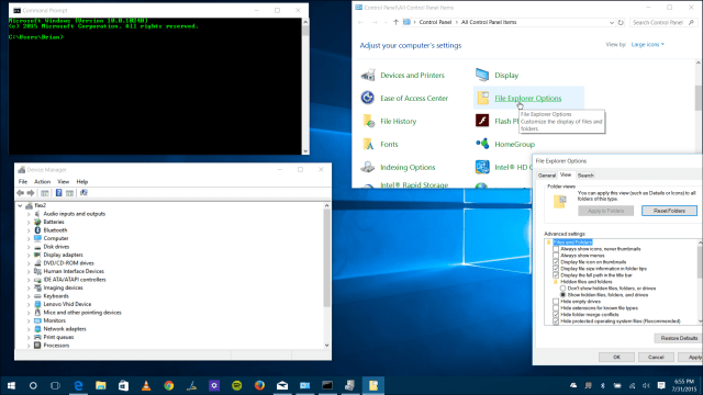 Traditsioonilised utiliidid Windows 10