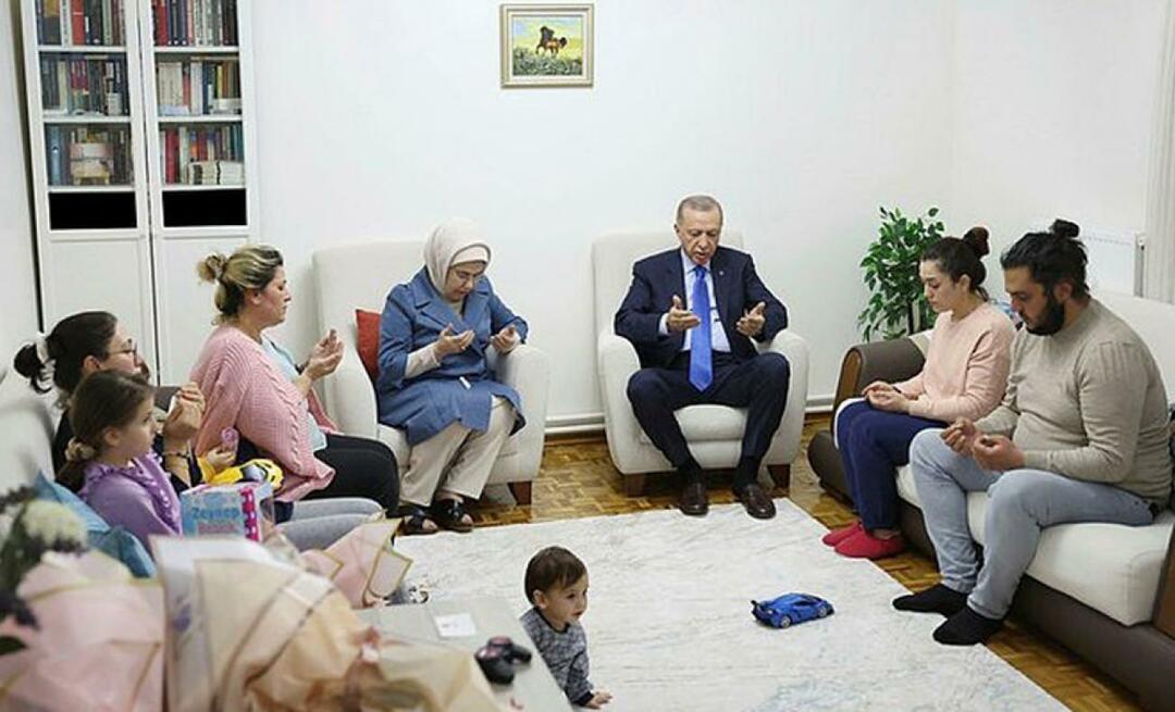 President Erdoğani ja Emine Erdoğani sisukas külaskäik maavärina üle elanud perekonnale!