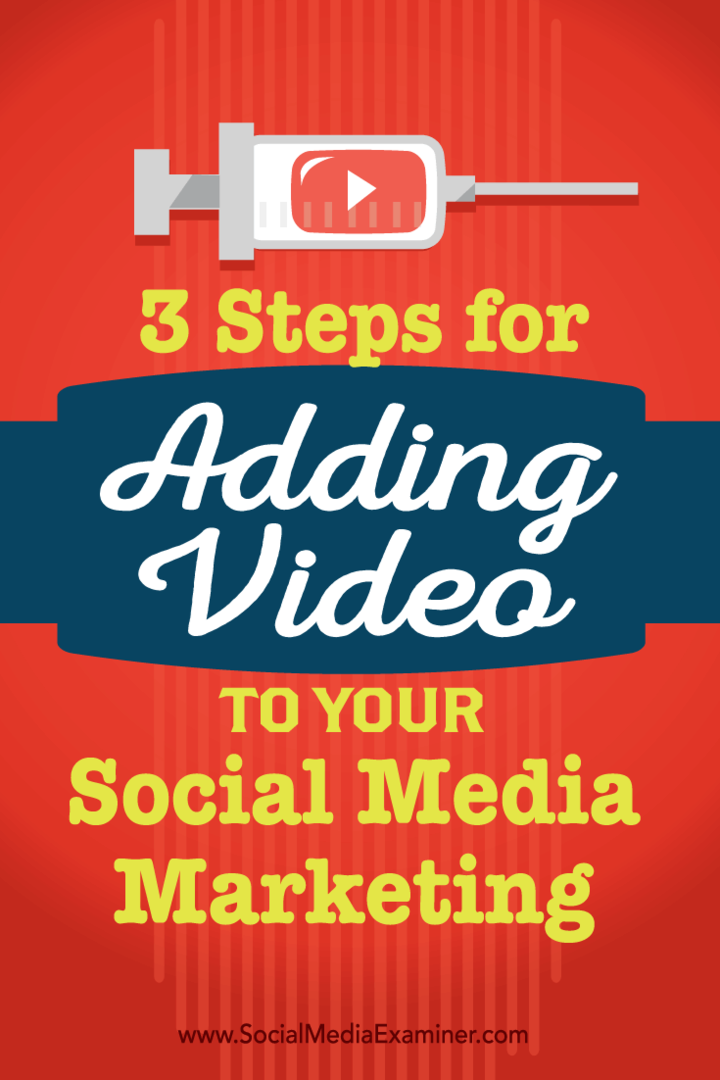 3 sammu video lisamiseks oma sotsiaalse meedia turundusse: sotsiaalmeedia eksamineerija