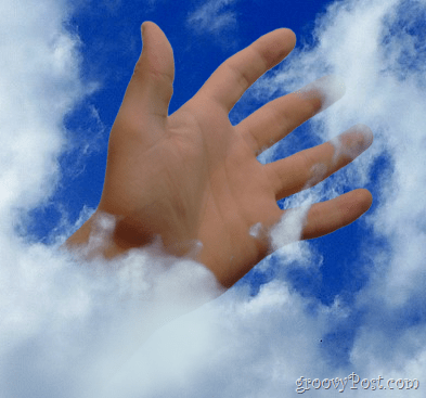 Käsi pilvedes