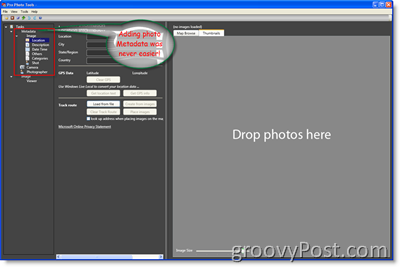 Microsoft Pro fototööriistade metaandmed:: groovyPost.com