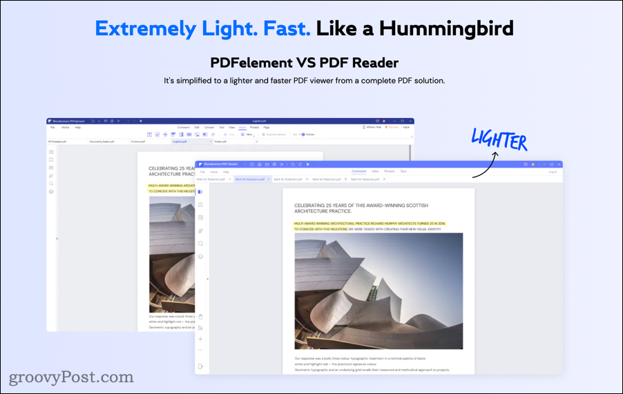 PDF-lugeja vs PDFelement