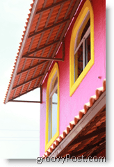Mazatlani Mehhiko roosa maja
