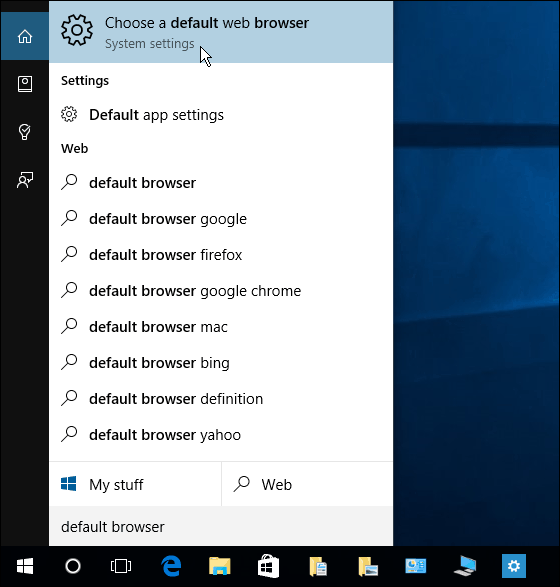 Cortana otsing Windows 10