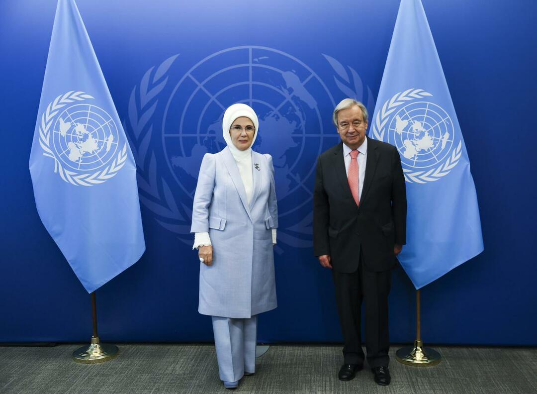 ÜRO peasekretär ja Emine Erdoğan allkirjastasid hea tahte avalduse