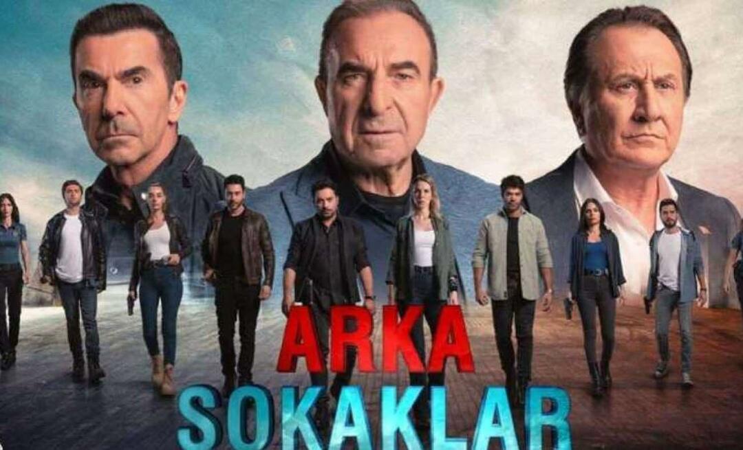 Üllatusülekanne Arka Sokaklar telesarja!