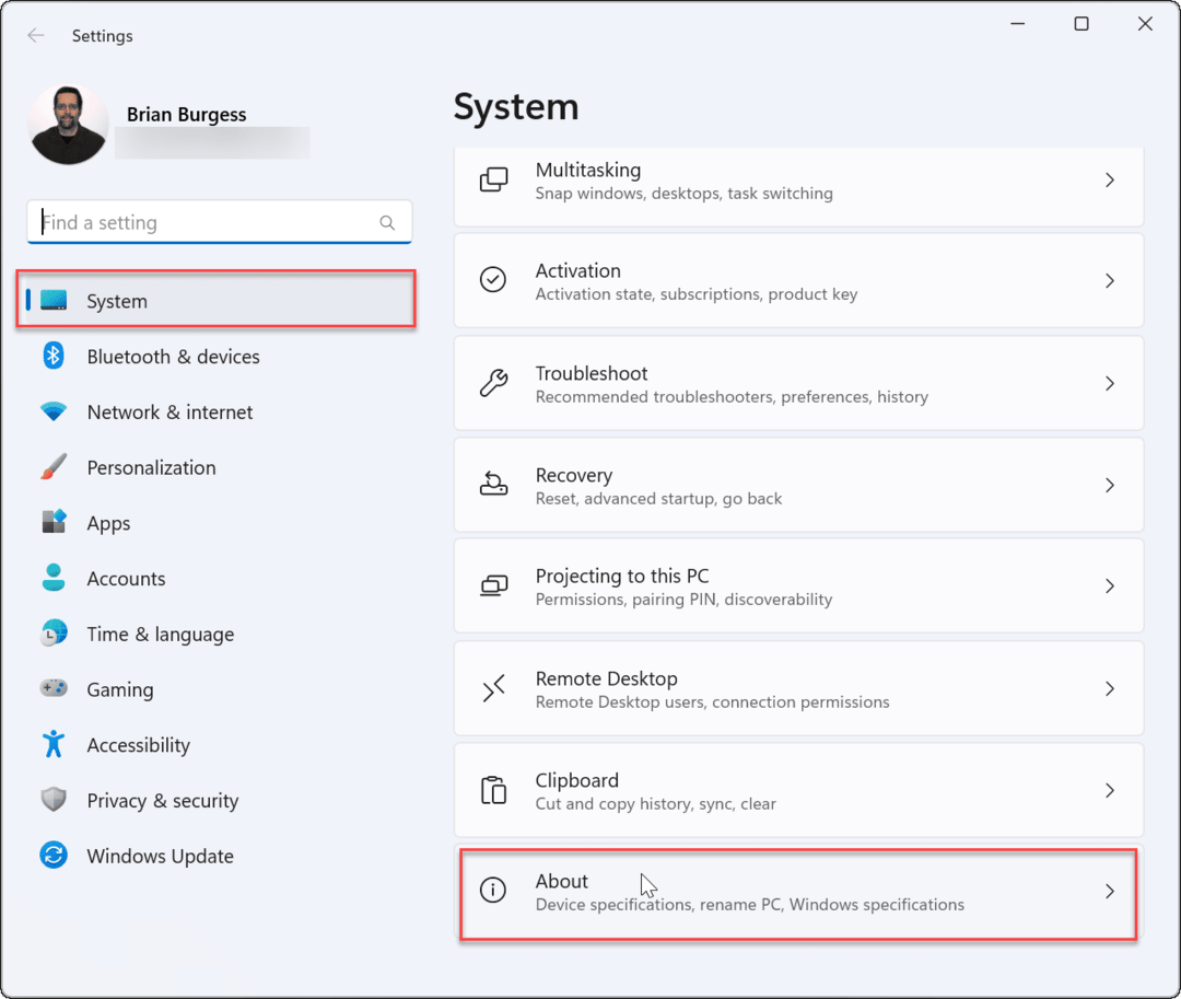 Leidke oma Inteli protsessori generatsioon opsüsteemis Windows 11