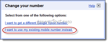 Google Voice'i pordi telefoninumber