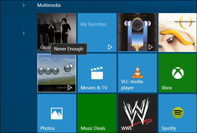 Start-menüü Windows 10