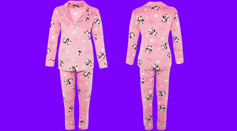TRENDYOLMILLA pikkade varrukatega POLAR pidžaama ülikond THMAW22PT0359