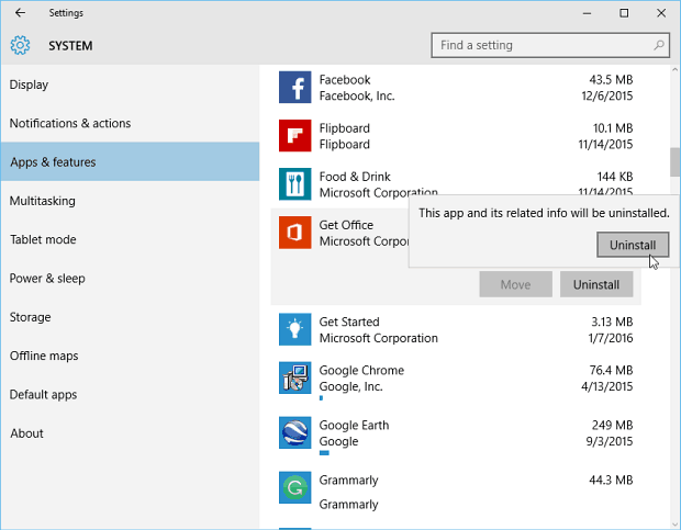 Desinstallige Candy Crush ja muud Windows 10 eelinstalleeritud rakendused