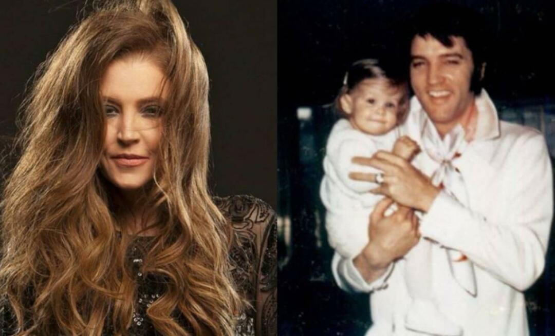 Elvis Presley tütar Lisa Marie Presley suri! See detail viimasel pildil...