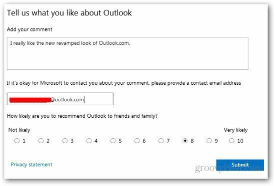 Outlooki tagasiside 3