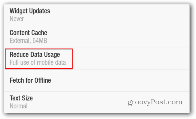 Flipboard vähendab mobiilse andmeside kasutamist ja vähendab andmete kasutamist