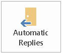 Nupp Outlooki automaatvastamiste nuppOutlooki automaatvastuste nupp