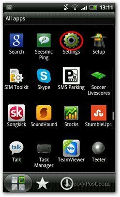 Androidi PIN-koodi seaded
