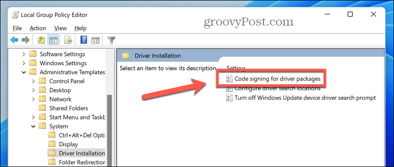 Windows 11 koodi allkirjastamine draiveripakettide jaoks