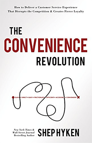See on ekraanipilt Shep Hykeni uusima raamatu The Convenience Revolution kaanelt.