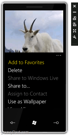 Windows Phone 7 ekraan reageerib nagu puutetundlik ekraan