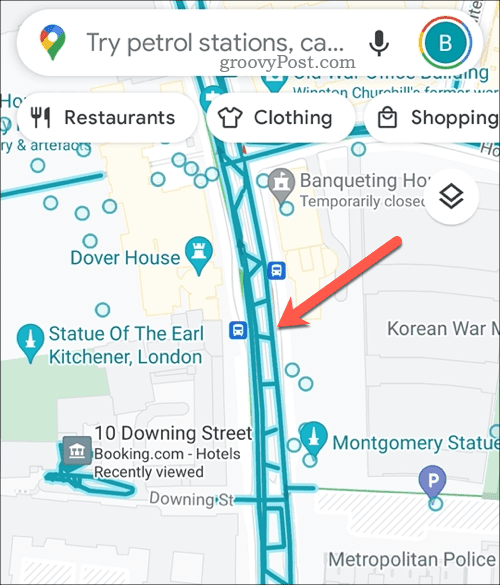 Valige Google Mapsi tänavavaate tee
