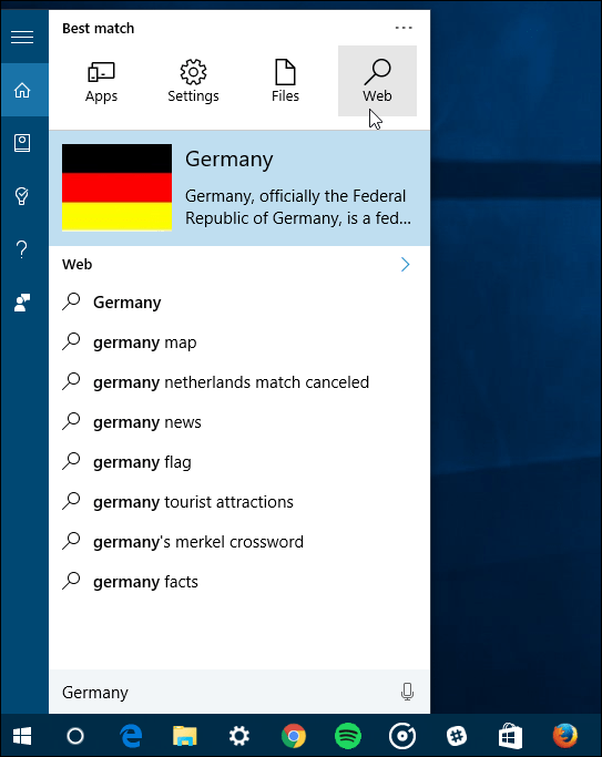 otsingufiltrid Windows 10