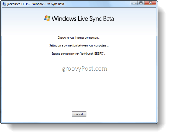 Windows Live'i sünkroonimise beetaversioon