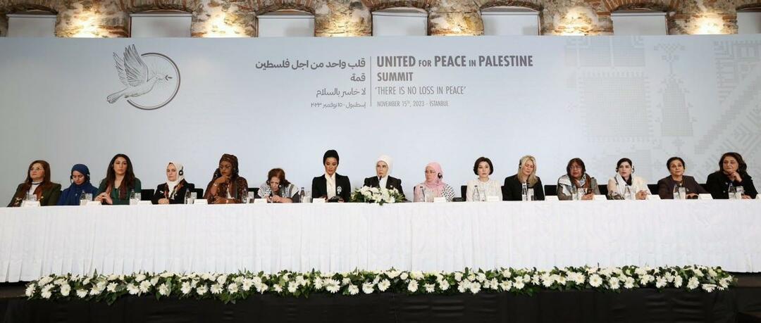 Üks süda Palestiina tippkohtumise pressikonverentsil