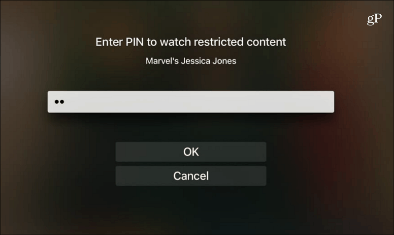 Netflix Sisestage PIN-vaatamise piiratud sisu