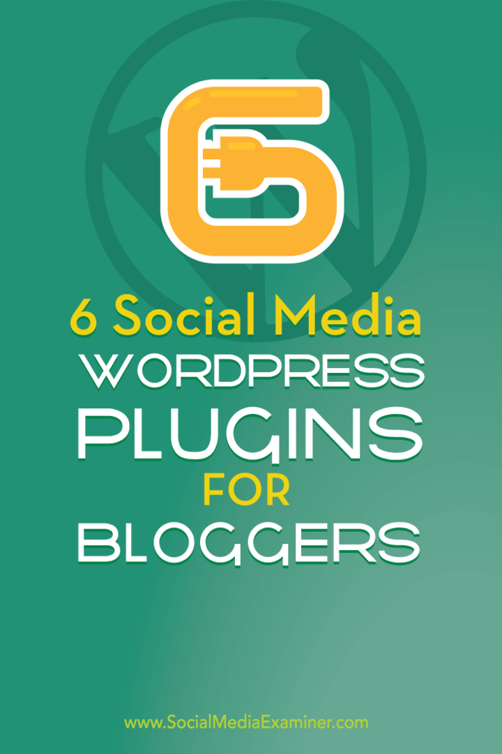 WordPress pluginad blogijatele