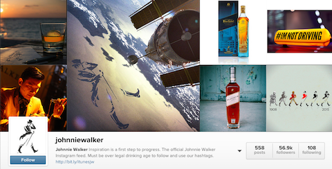 johnniewalker instagram profile