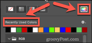 Photoshopi värvivalija tööriista kasutamine