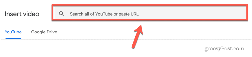 google slaidide otsing youtube