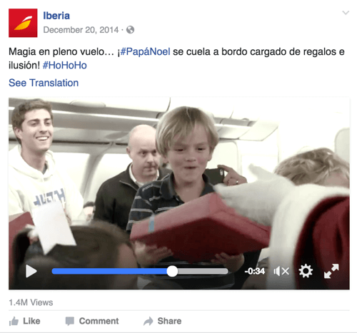 See Iberia Airlinesi videokampaania ühendab pühade emotsioone.
