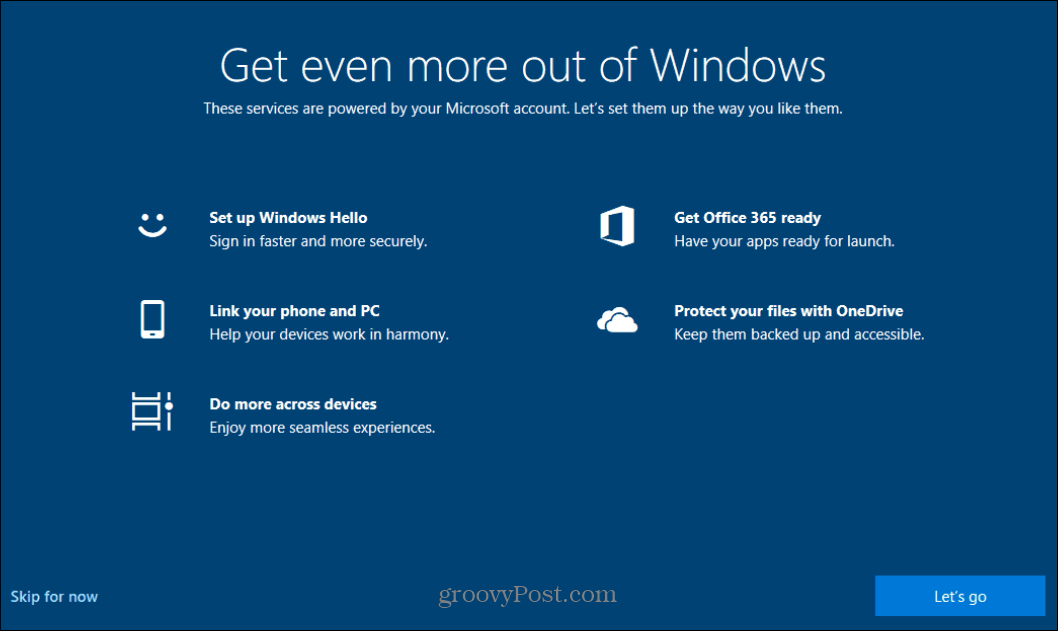 Keelake Windows 10-l pritsekraan „Saage Windowsist veelgi rohkem”